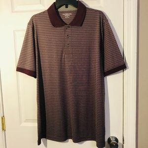 Men's Croft & Barrow Maroon Performance Polo NWT
